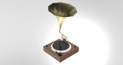 2-in-1 Gramophone/Turntable